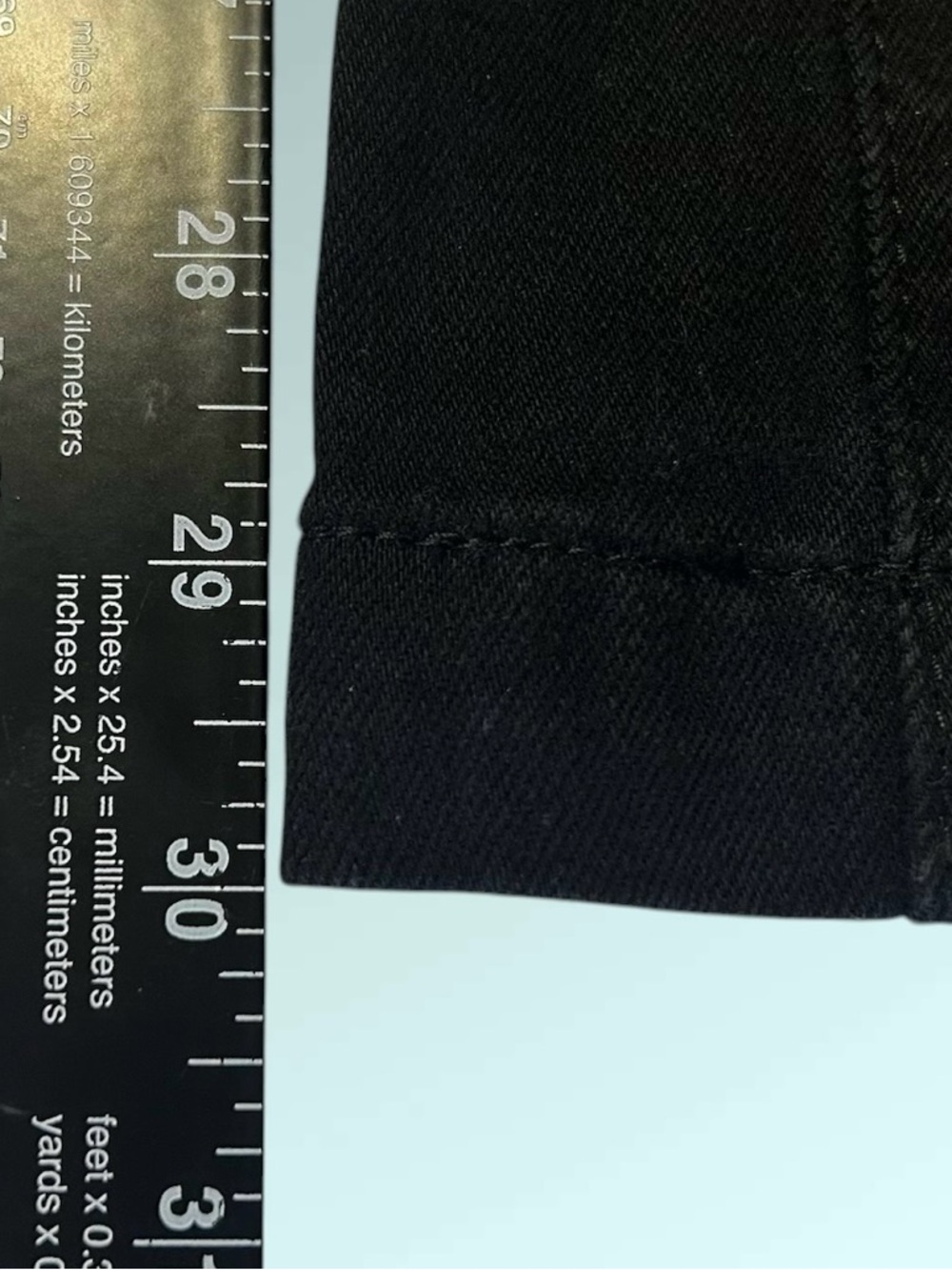 DL1961 HEPBURN Wide Leg High Rise Women's Jeans - Black - SIZE 26 - Picture 7 of 8